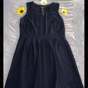 Sleeveless Navy Dress